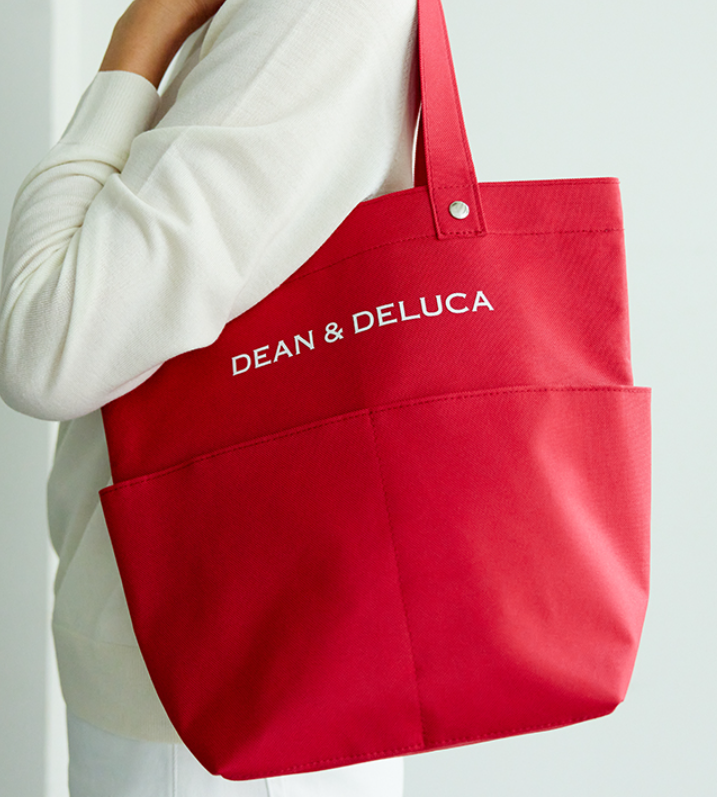 ディーンアンドデルーカ/DEAN&DELUCA2027冬福袋/限定ショッピングトートレッド